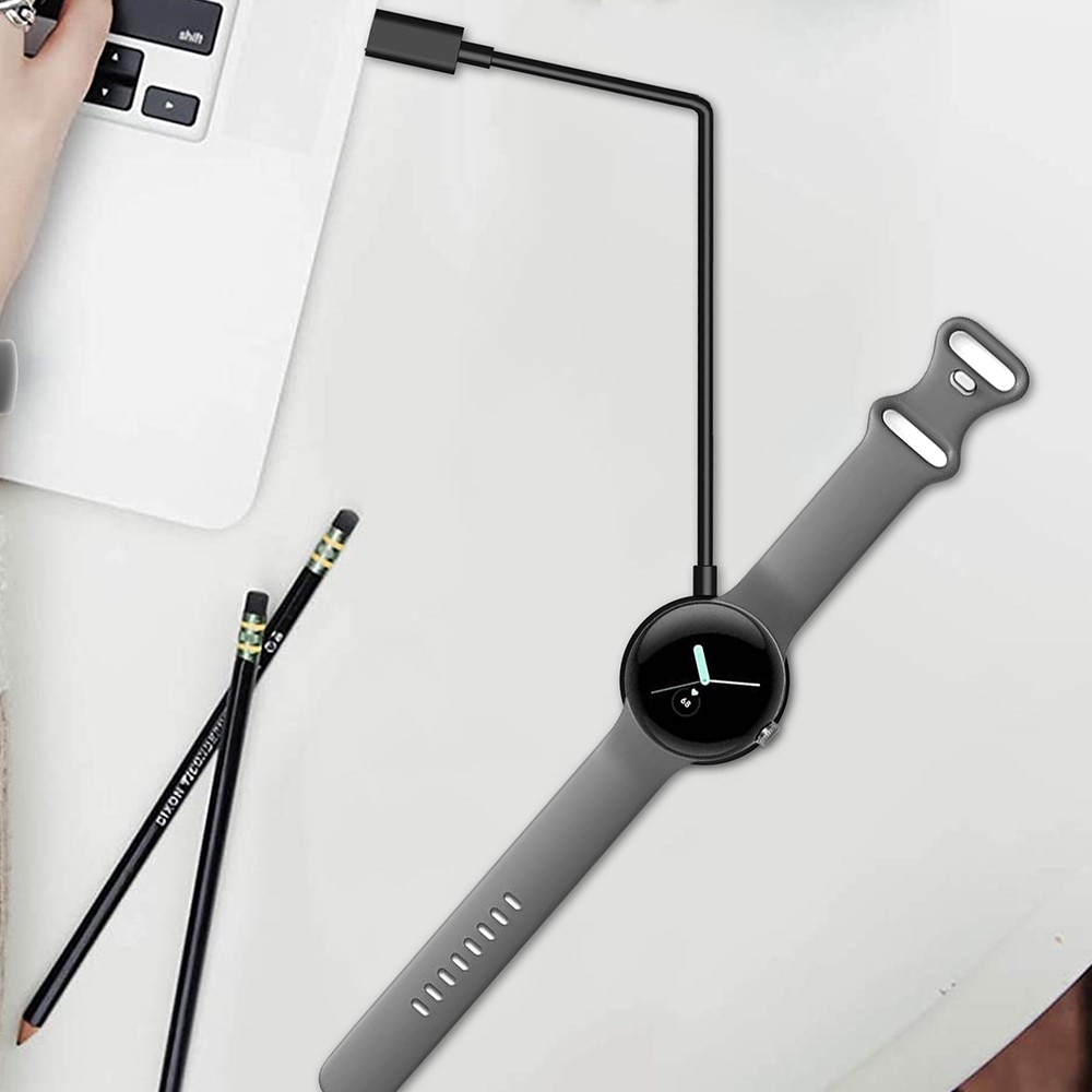 Google Pixel Watch Magneettinen Laturi USB-C Valkoinen