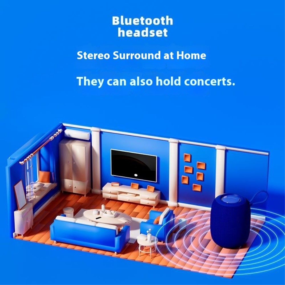 Vedenkestävä Bluetooth-minikaiutin musta