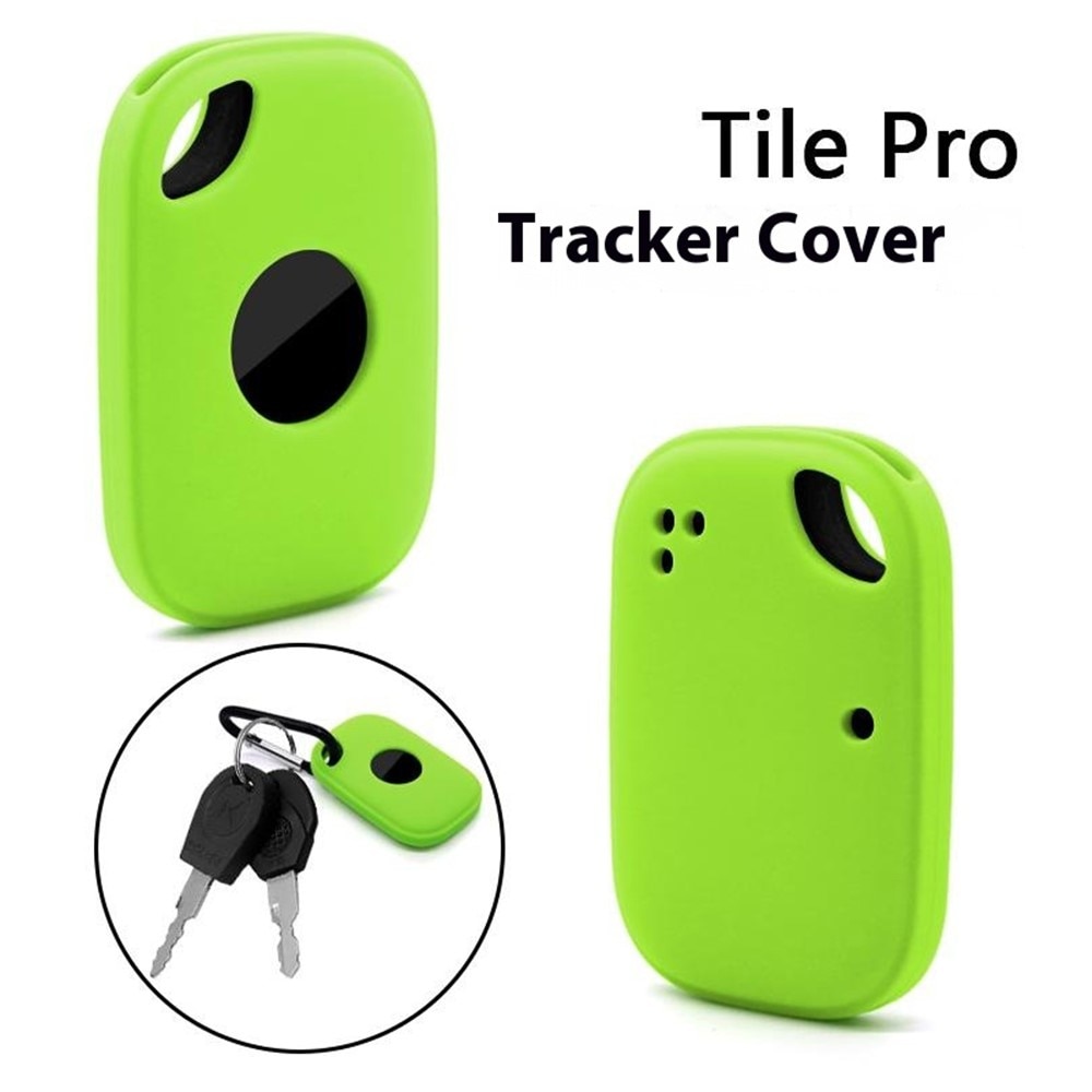 Tile Pro (2024) Silicone Keychain Case musta