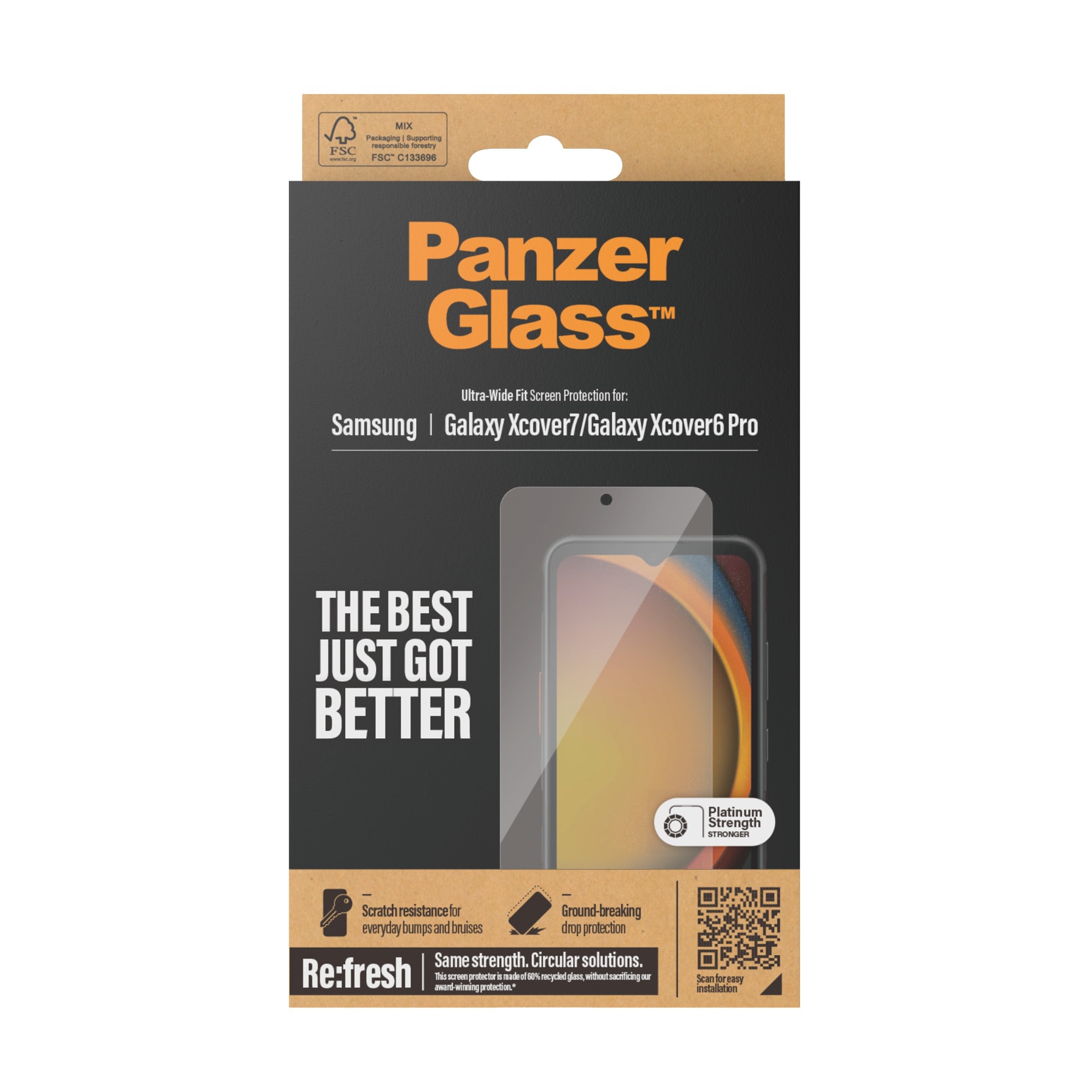 Samsung Galaxy Xcover 6 Pro Screen Protector Ultra Wide Fit