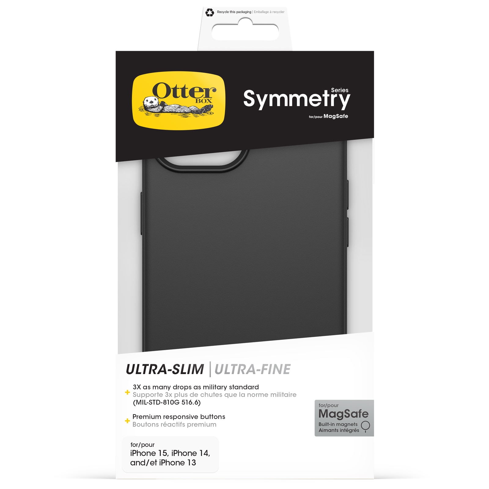 Symmetry Plus MagSafe Kuori iPhone 15 Black