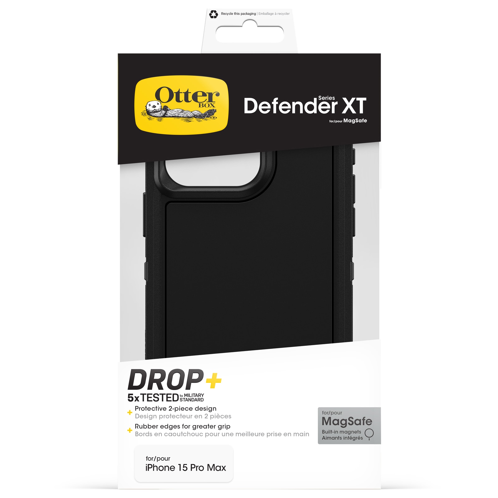 Defender XT Kuori iPhone 15 Pro Max musta