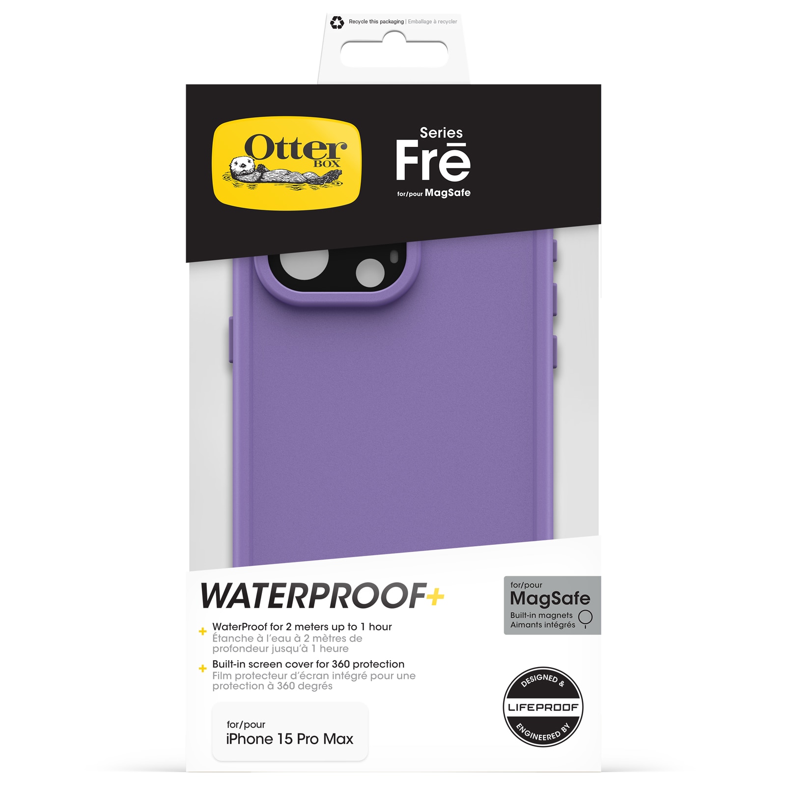 FRE MagSafe Case iPhone 15 Pro Max Plum