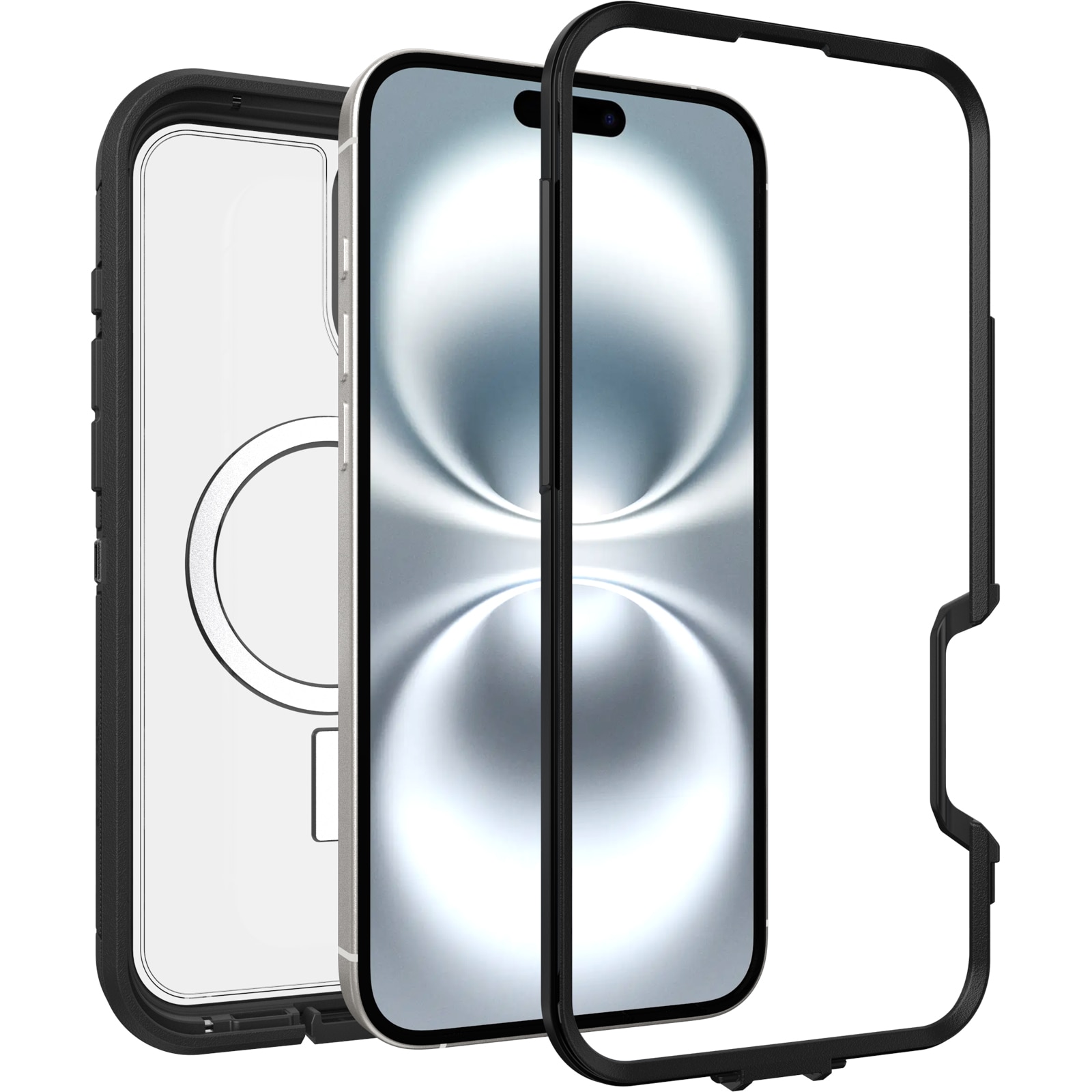 Defender XT Kuori iPhone 16 Plus Clear/Black