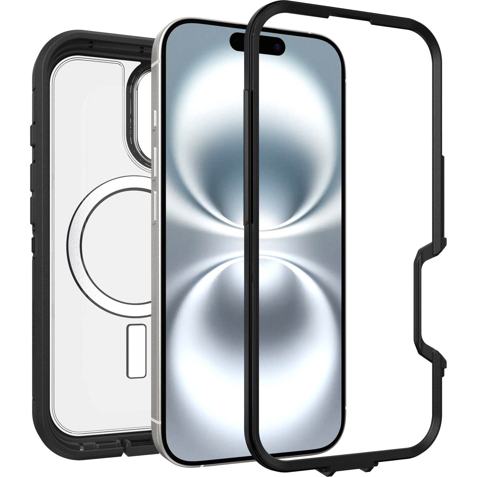 Defender XT Kuori iPhone 16 Clear/Black