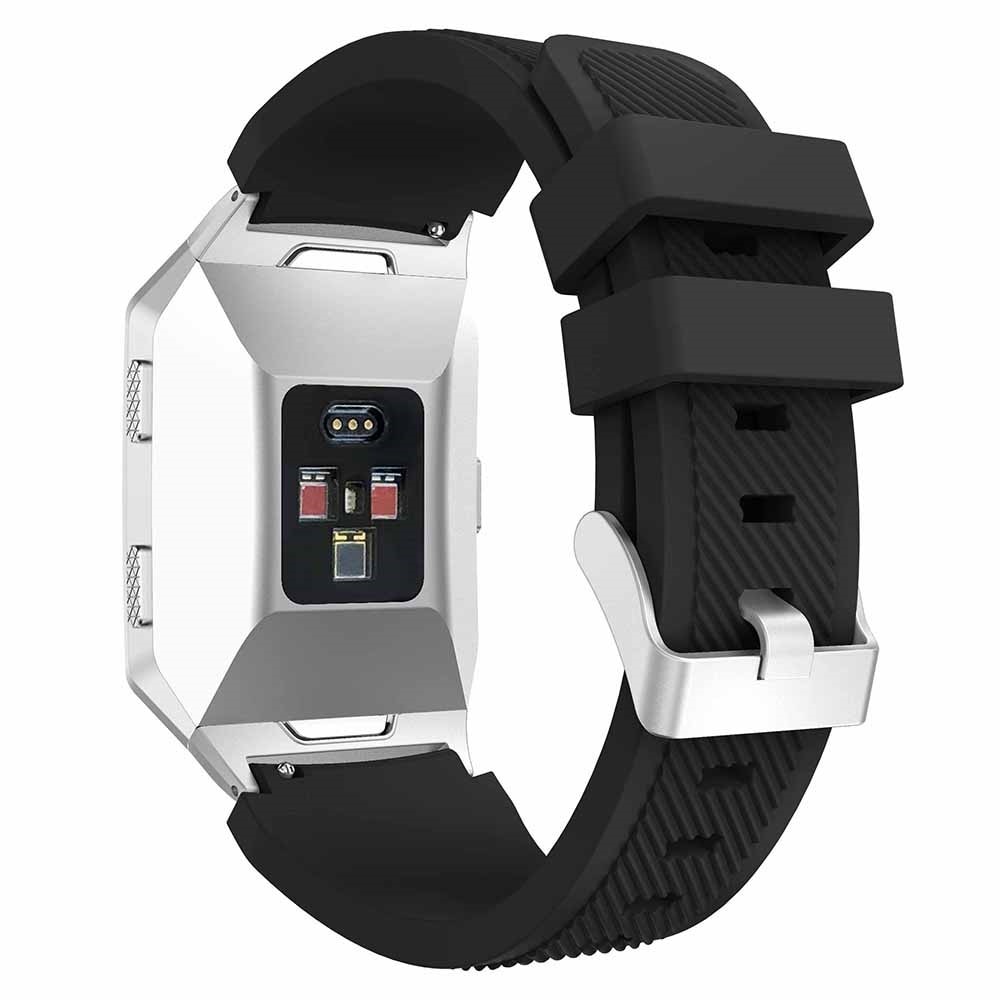 Silikoniranneke Fitbit Ionic Musta