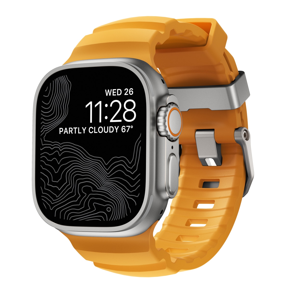 Apple Watch Series 9 45mm Rocky Point Band Sol (Natural Hardware)