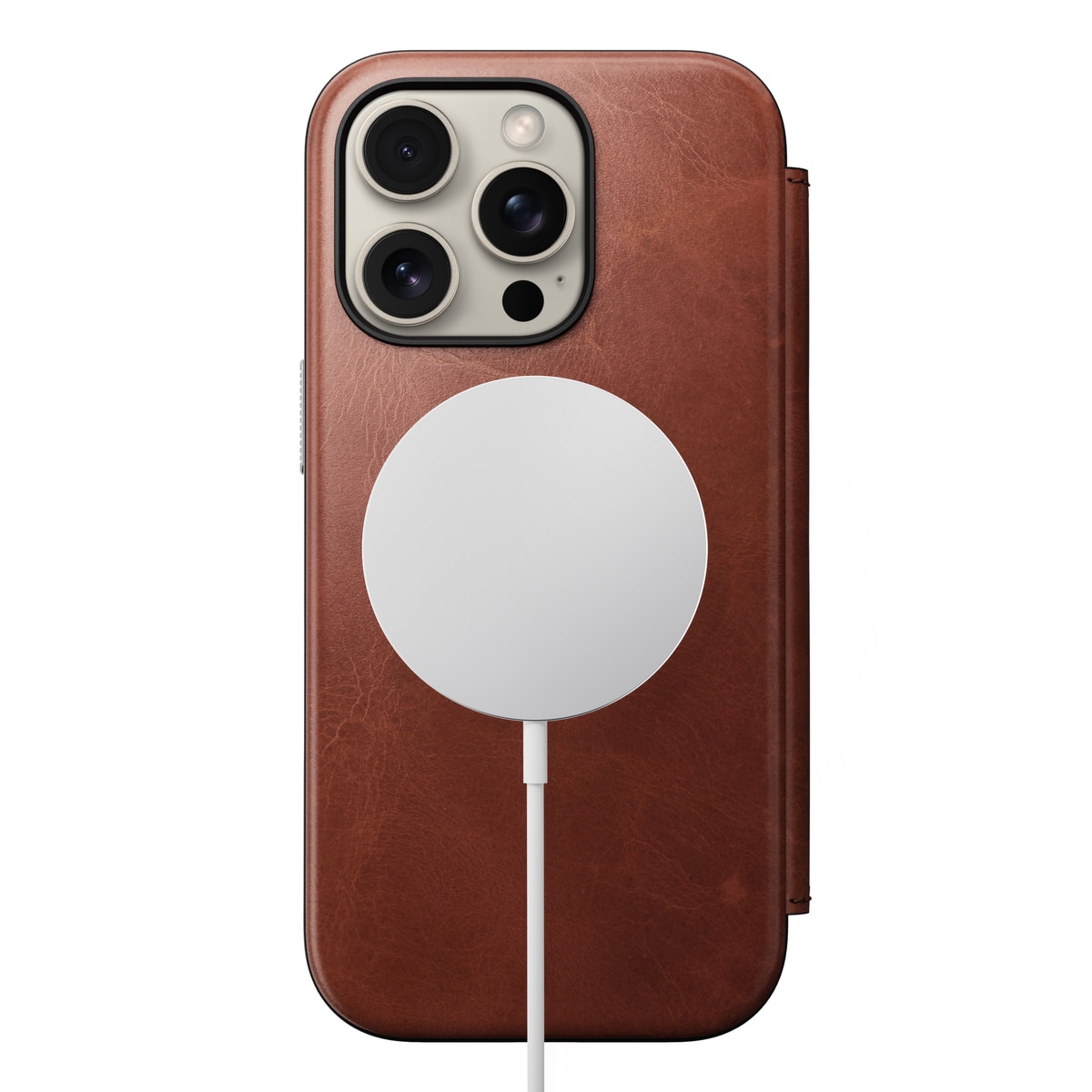 iPhone 16 Pro Modern Horween Leather Folio MagSafe Olde Dublin