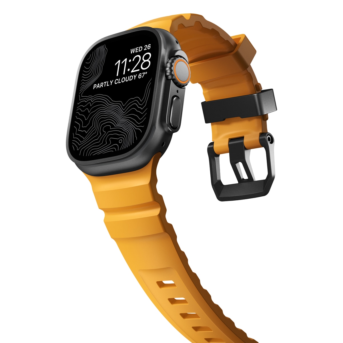 Apple Watch Series 7 45mm Rocky Point Band Sol (Black Hardware)