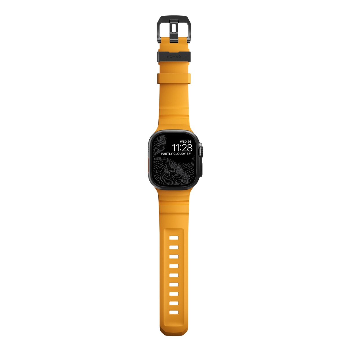 Apple Watch Series 8 45mm Rocky Point Band Sol (Black Hardware)