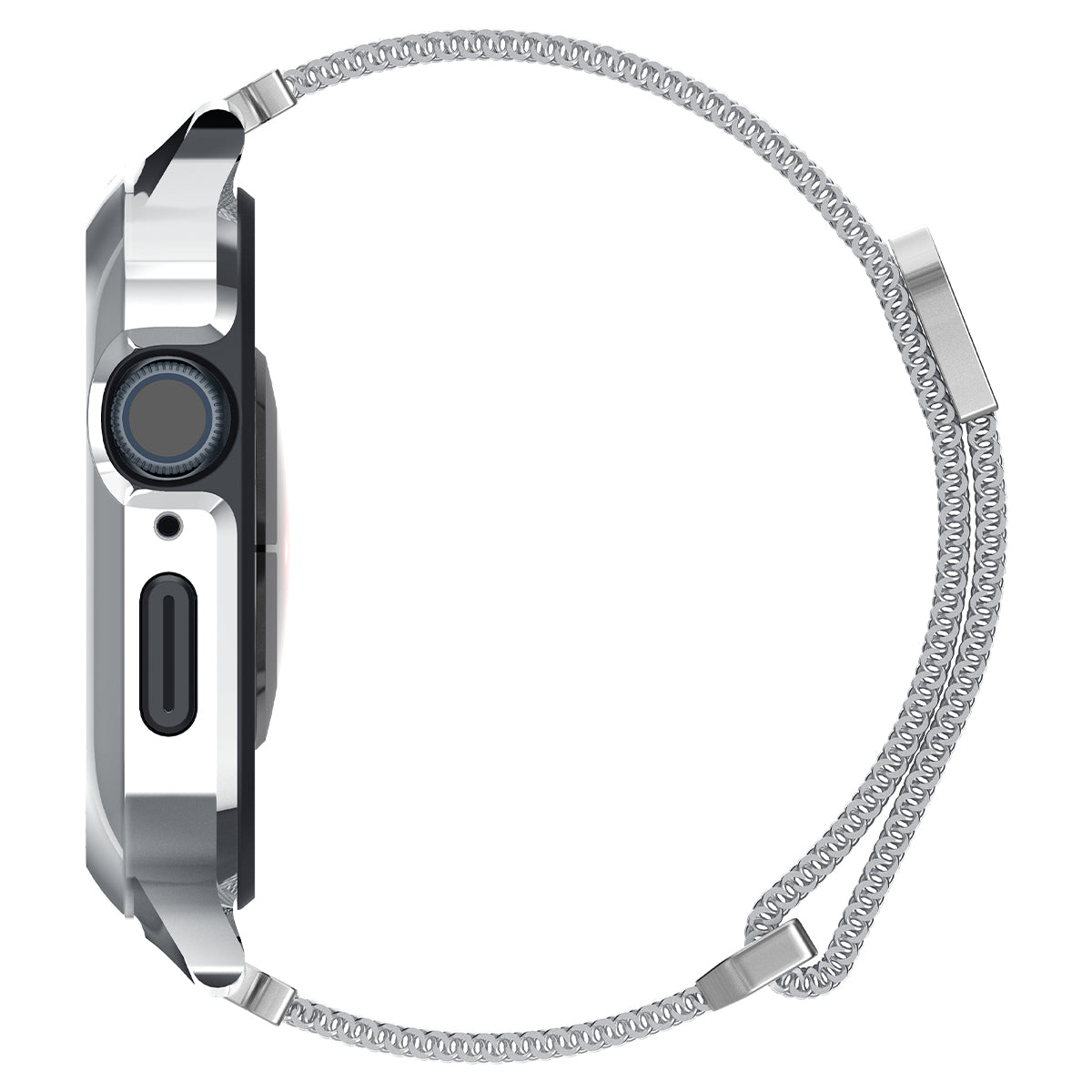 Apple Watch 44mm Case Metal Fit Pro Silver