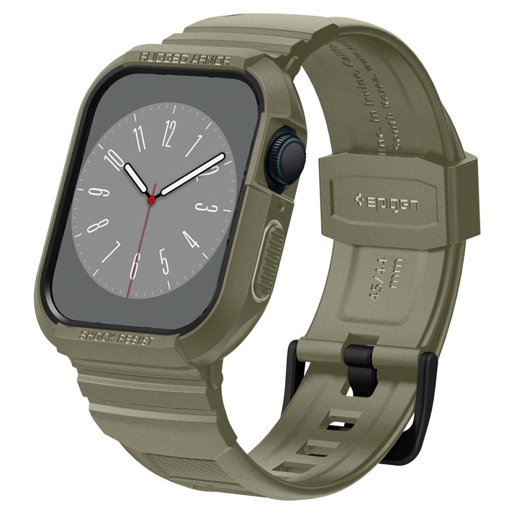 Apple Watch 44mm Case Rugged Armor Pro Vintage Khaki