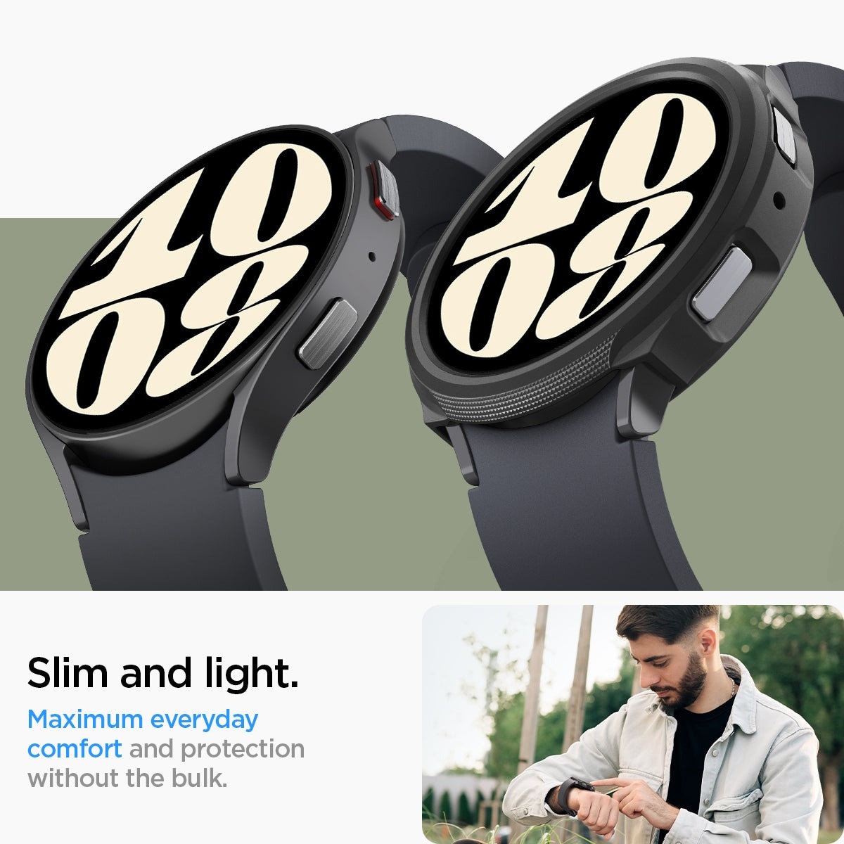 Samsung Galaxy Watch 6 40mm Kuori Liquid Air musta