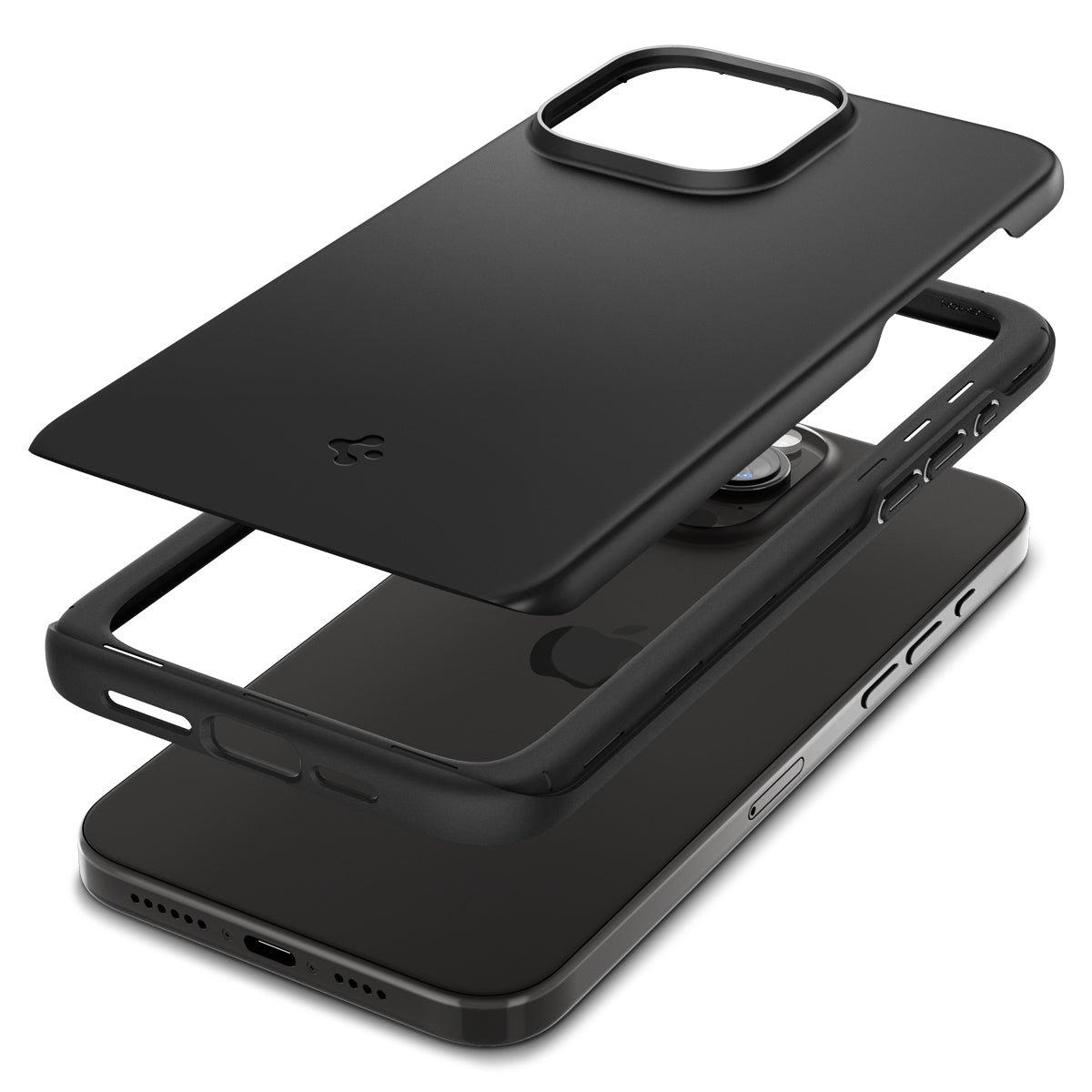 iPhone 15 Pro Case Thin Fit Black