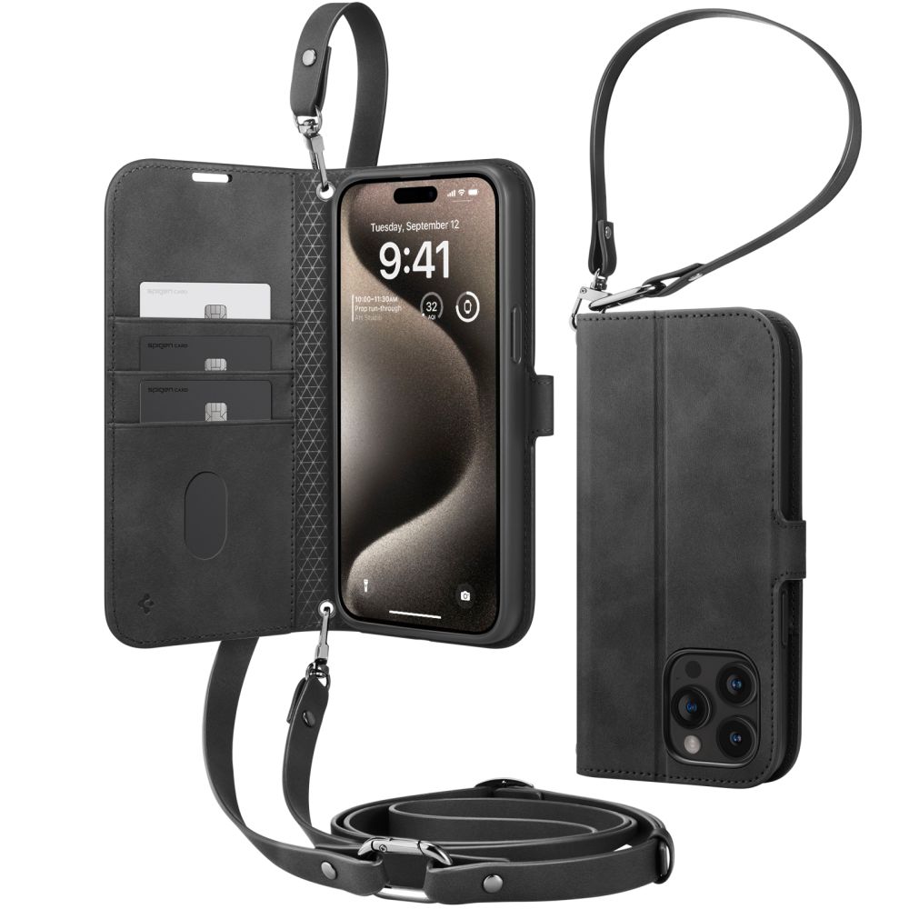 iPhone 15 Pro Kotelo Wallet S Pro Black