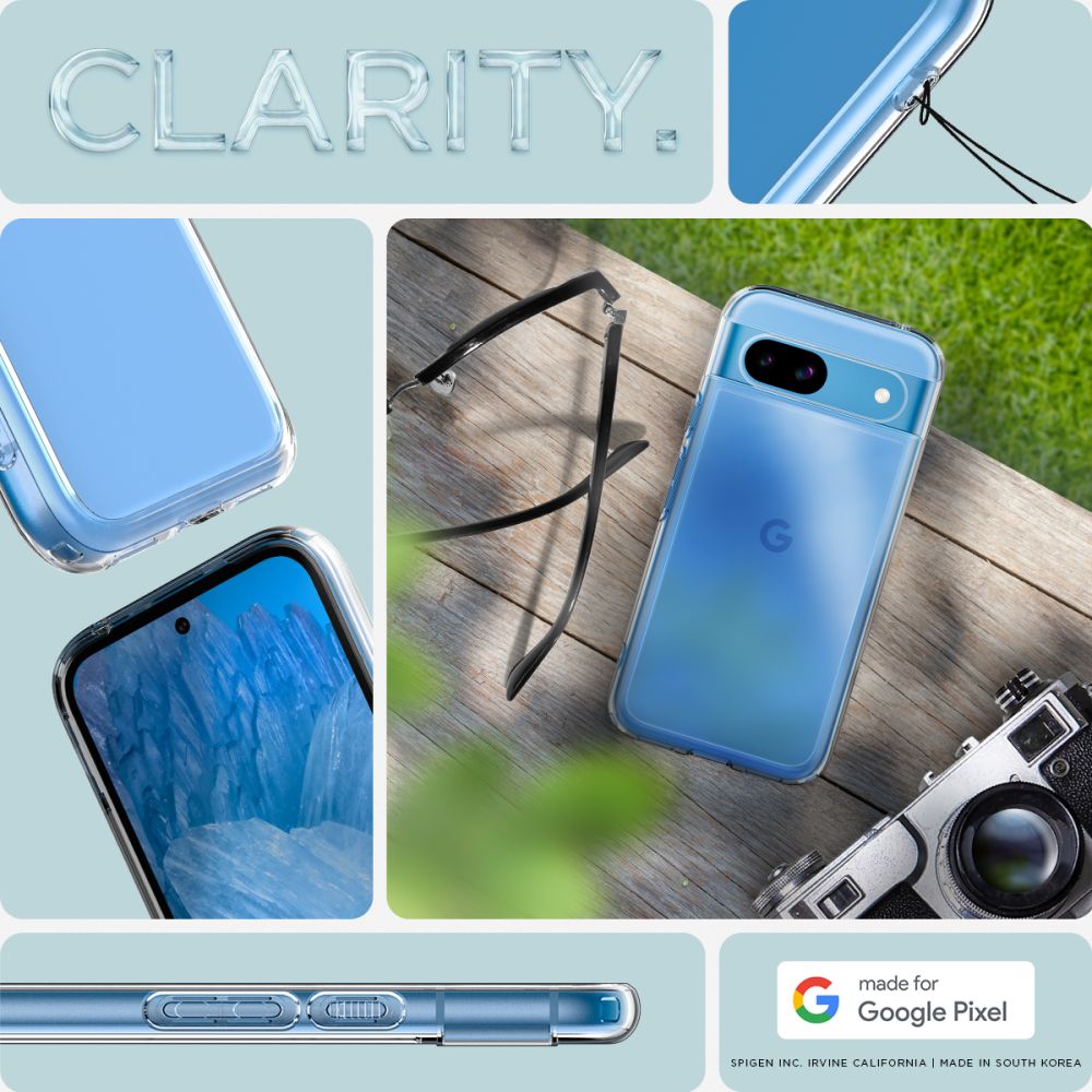 Google Pixel 8a Case Ultra Hybrid Crystal Clear