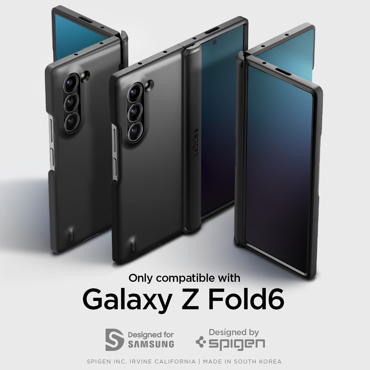 Galaxy Z Fold 6 Slim Armor Pro Case Black