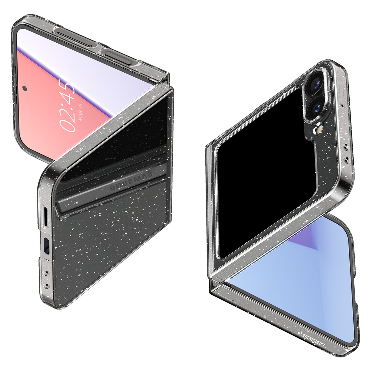 Samsung Galaxy Z Flip 6 Kuori AirSkin Crystal Quartz Glitter