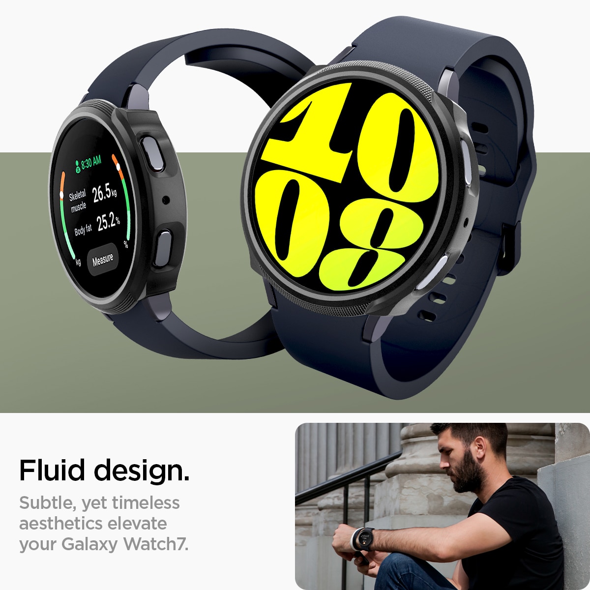 Samsung Galaxy Watch 7 44mm Kuori Liquid Air Black