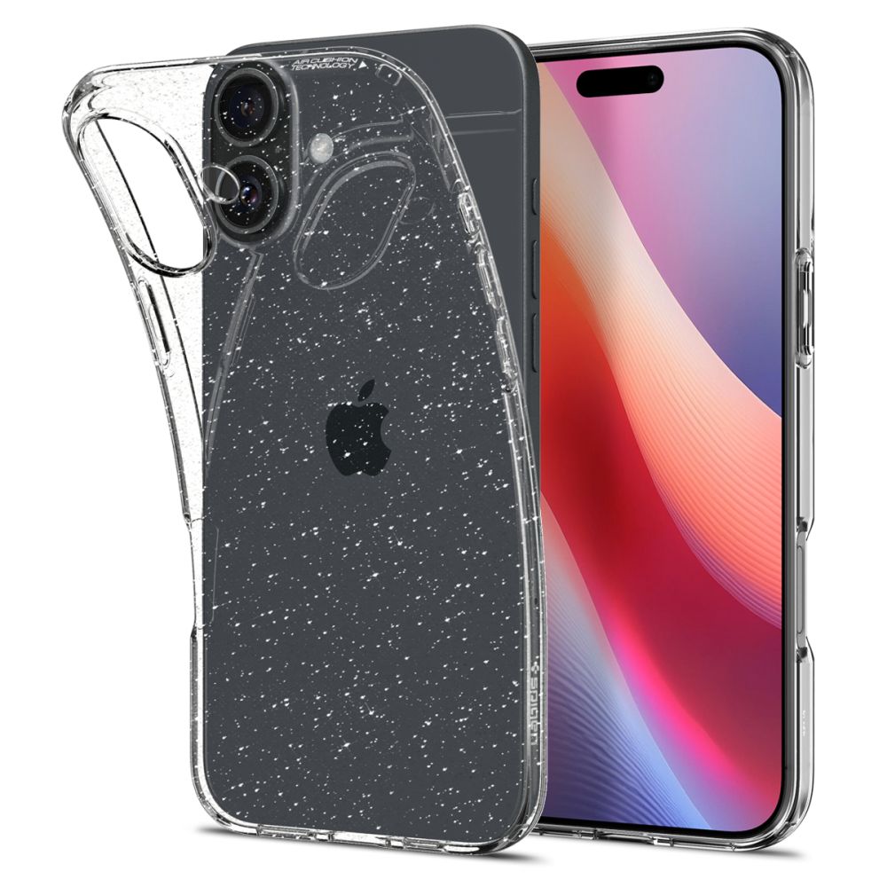 iPhone 16 Plus Case Liquid Crystal Glitter Crystal