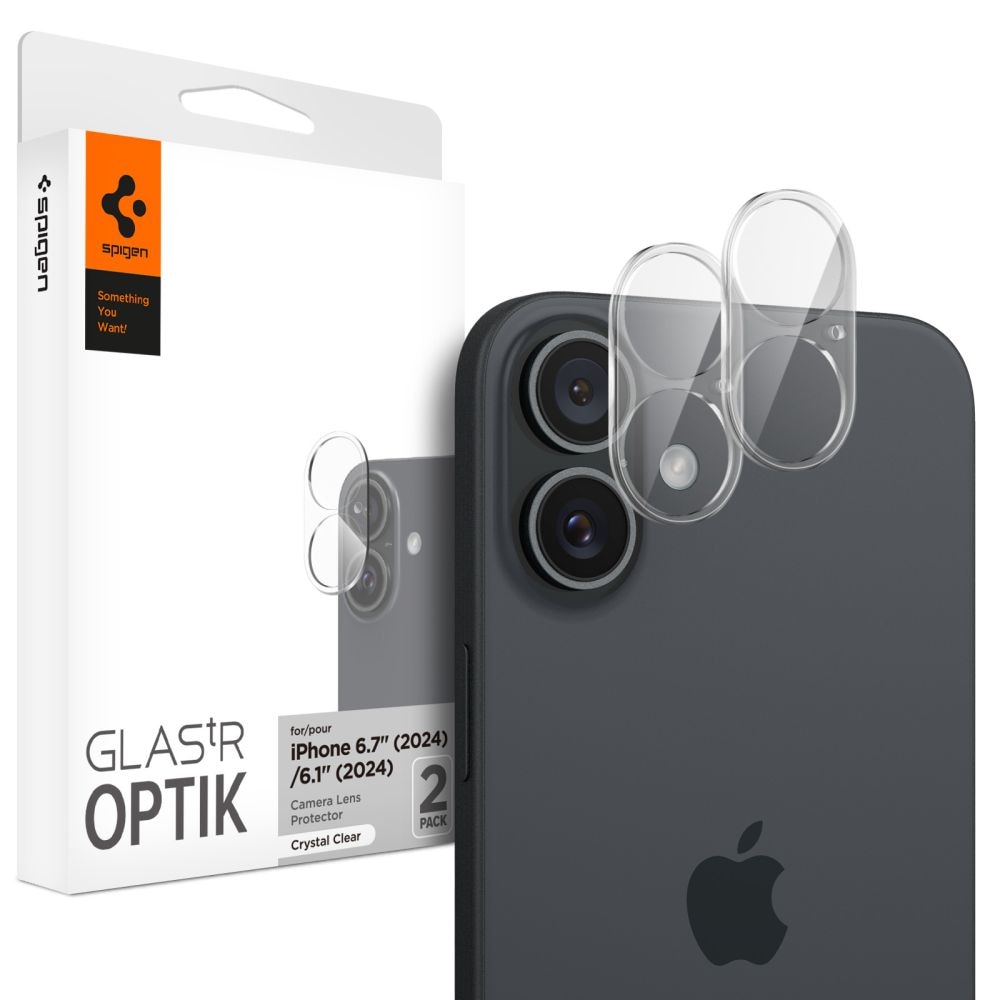 iPhone 16 Optik Lens Protector (2-pack) Clear