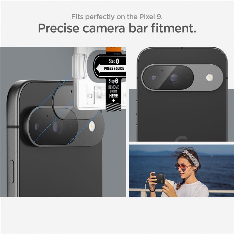 Google Pixel 9 EZ Fit Optik Lens Protector (2-pack)