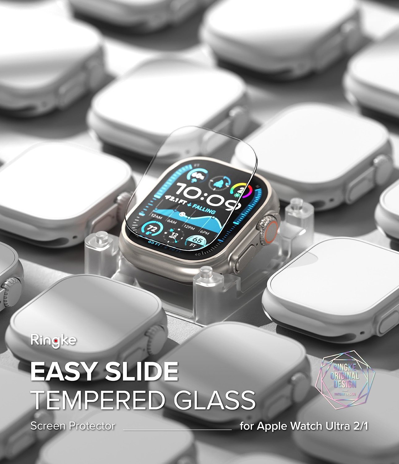 Easy Slide Glass (2-pack) Apple Watch Ultra 49mm 2nd Gen