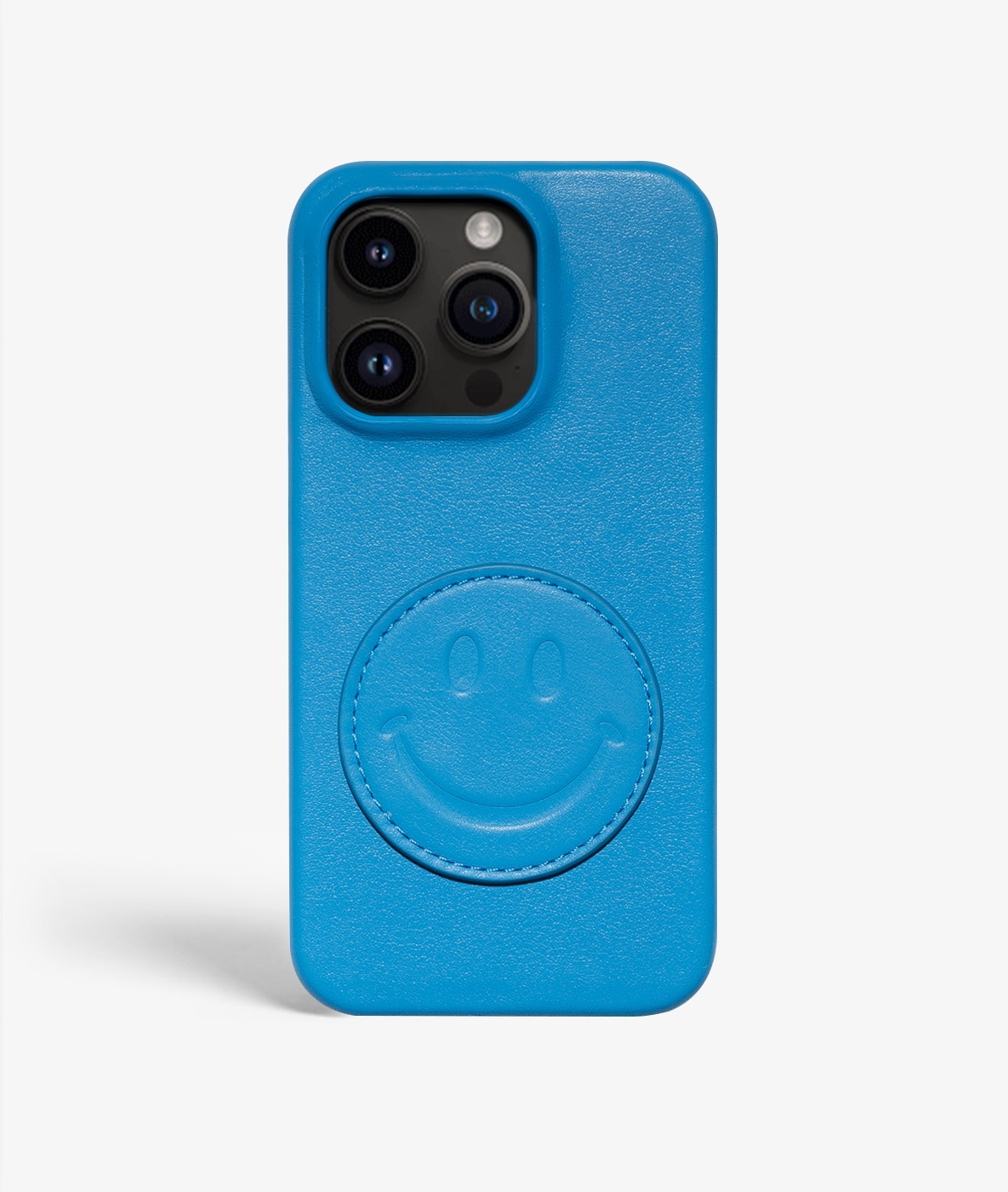 Kuori iPhone 14 Pro Max Smiley Blue