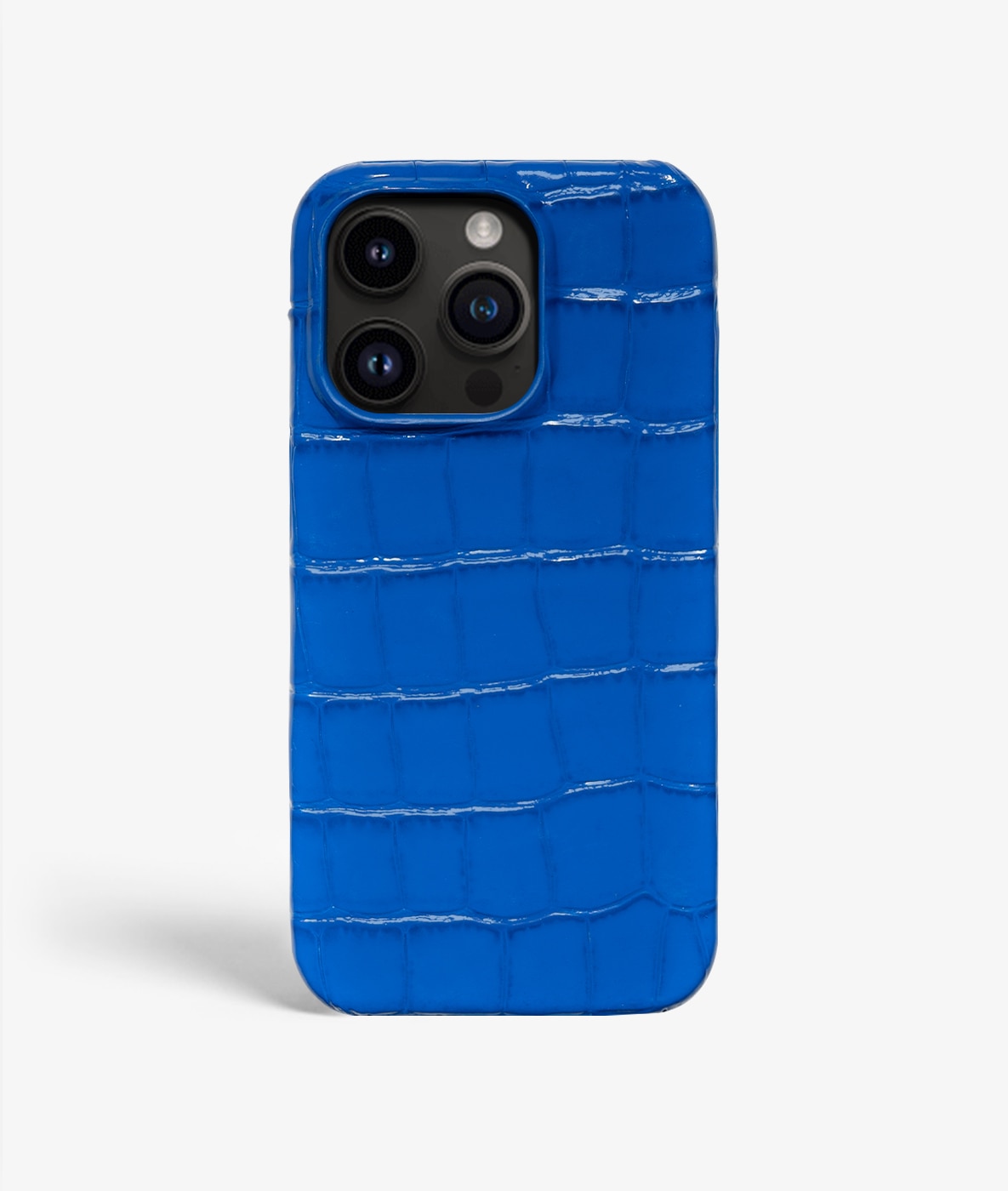 Kuori iPhone 14 Pro Max Croco Blue