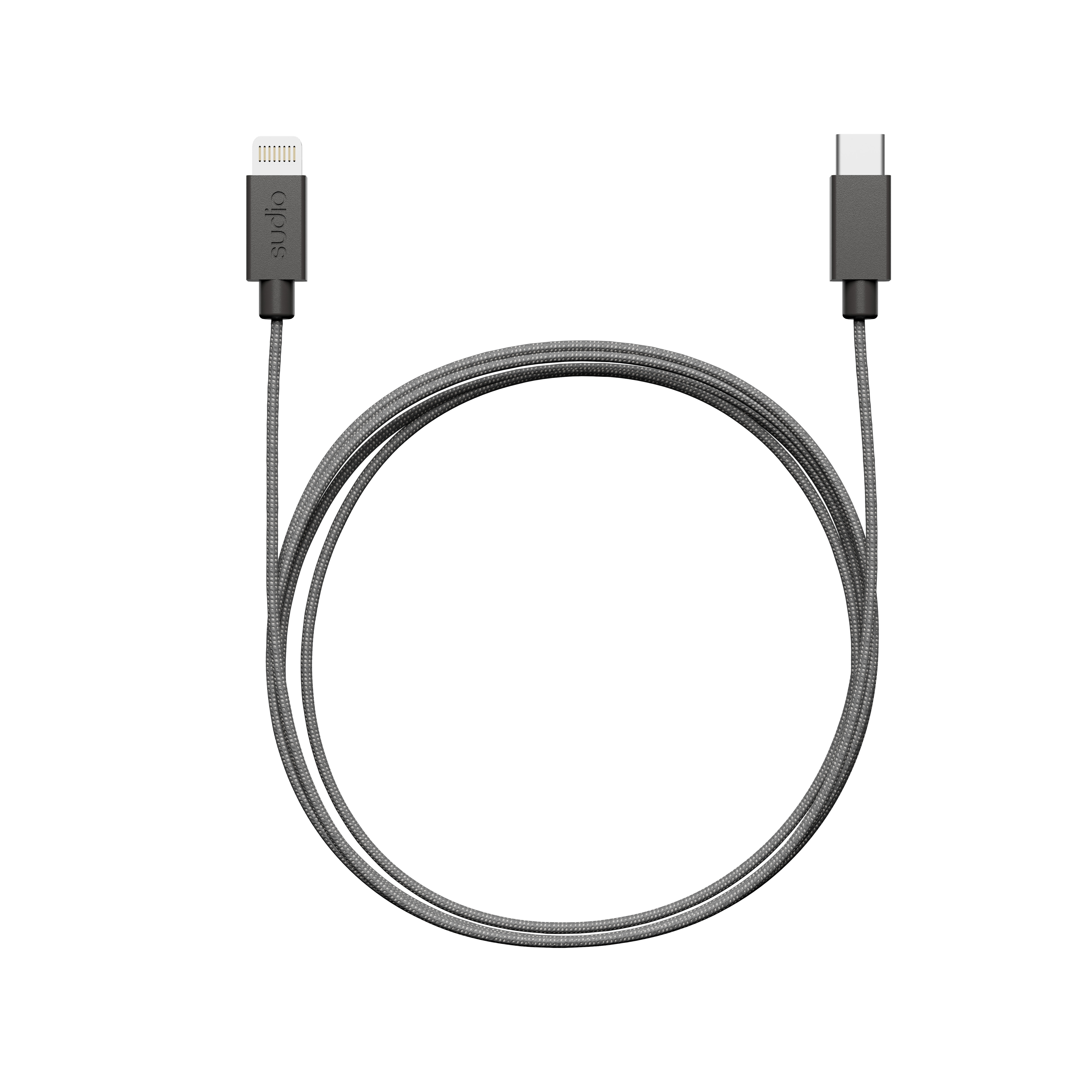 C1-L Latauskaapeli USB-C - Lightning 1.8 m Musta