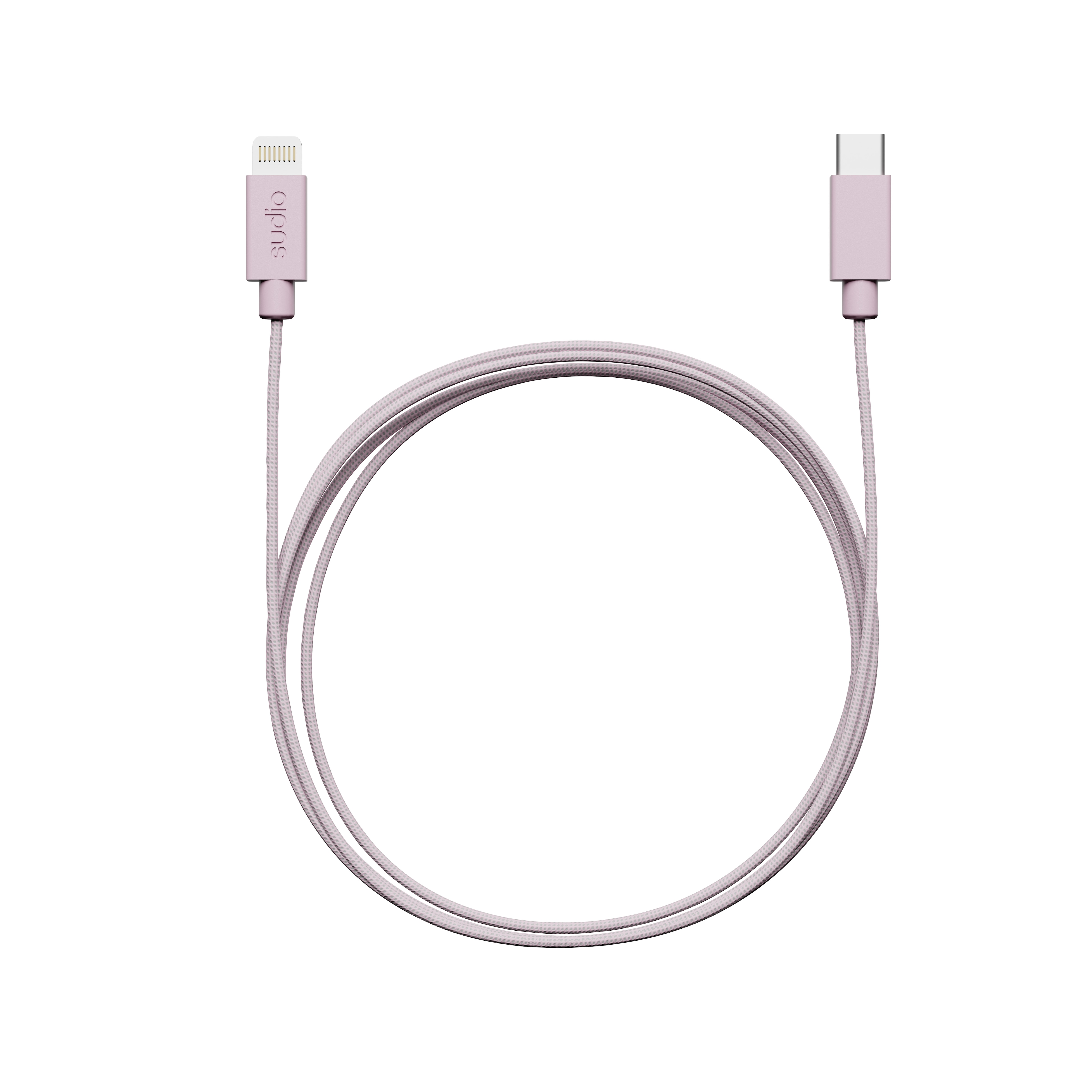 C1-L Latauskaapeli USB-C - Lightning 1.8 m Vaaleanpunainen