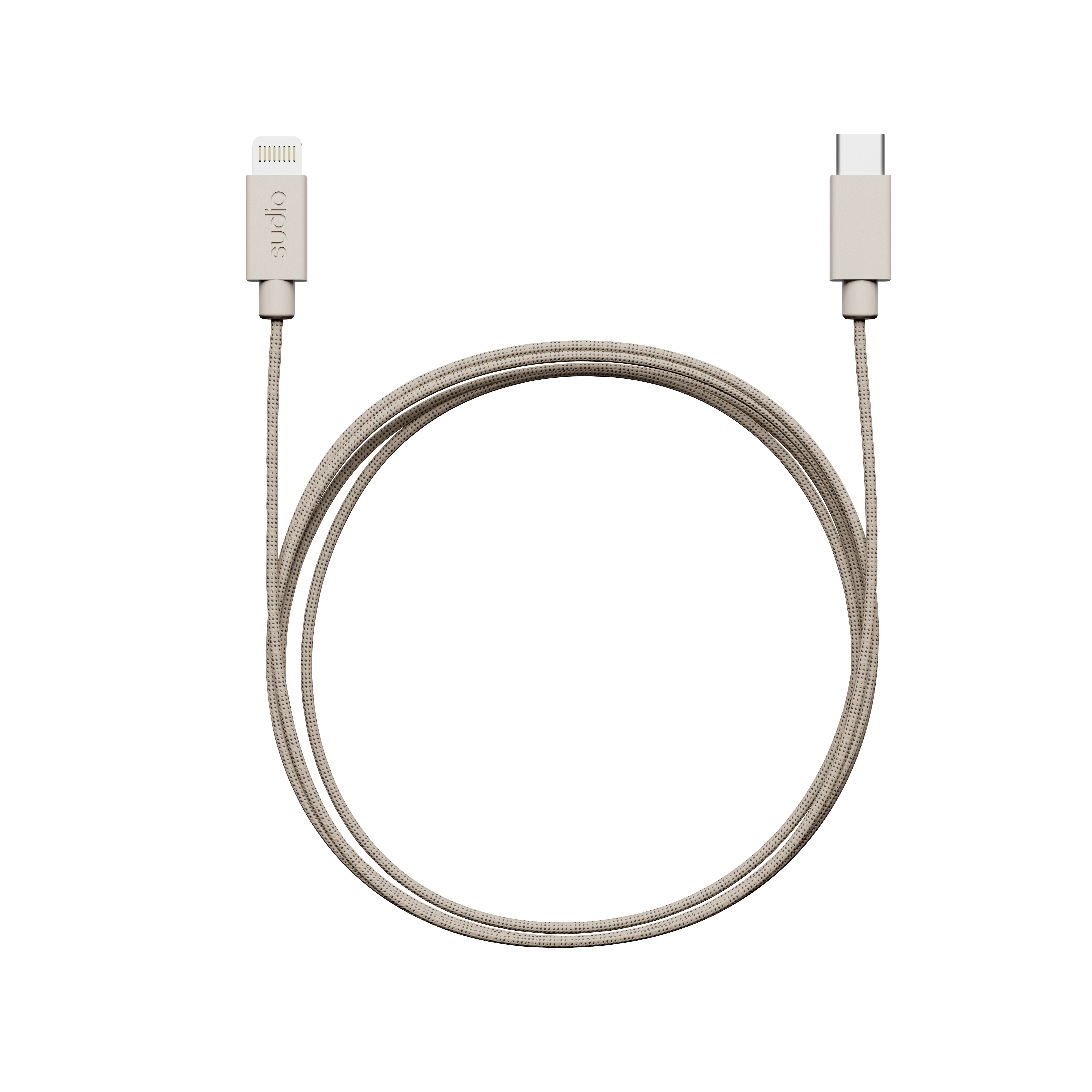 C1-L Latauskaapeli USB-C - Lightning 1.8 m Sand