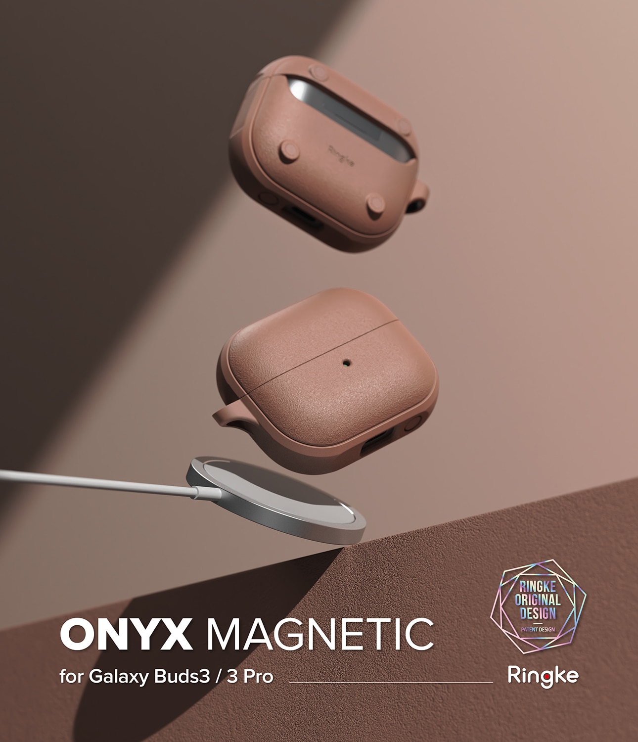 Onyx Magnetic Case Samsung Galaxy Buds 3 Constant Coral