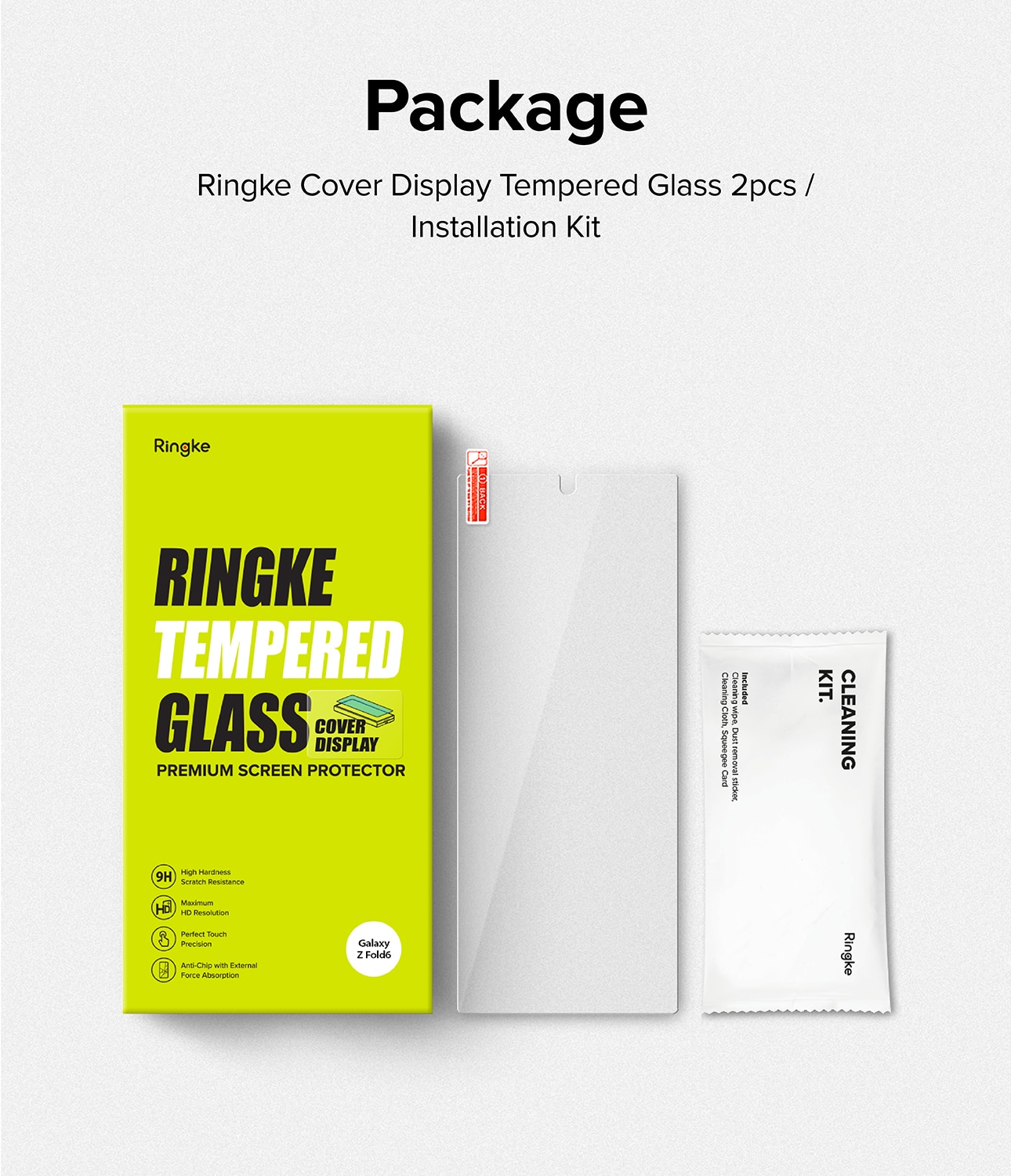 Cover Display Tempered Glass Samsung Galaxy Z Fold 6 (2-pack)