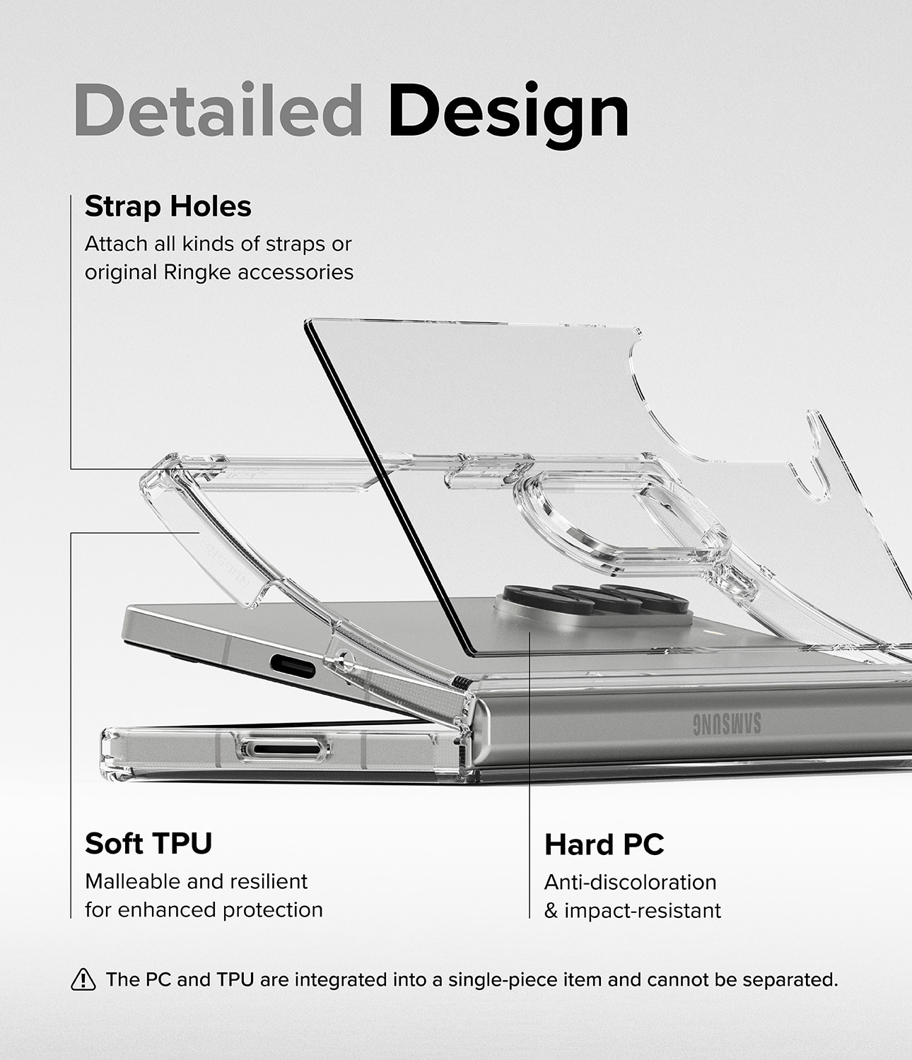 Fusion Case Samsung Galaxy Z Fold 6 Clear