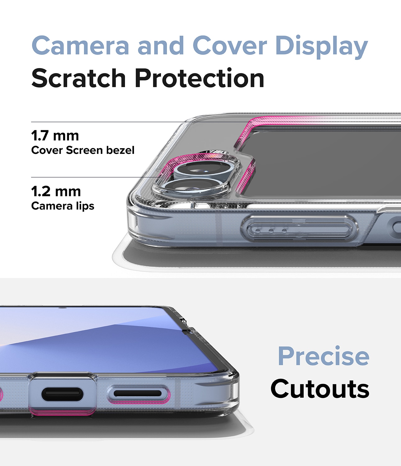 Fusion Magnetic Case Samsung Galaxy Z Flip 6 Matte Clear