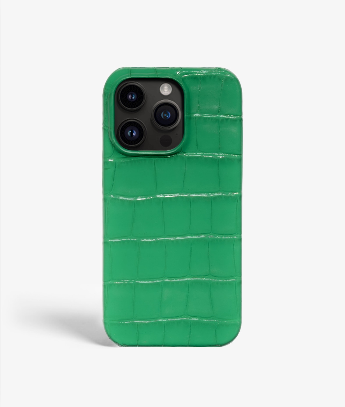 Kuori iPhone 14 Pro Croco Green