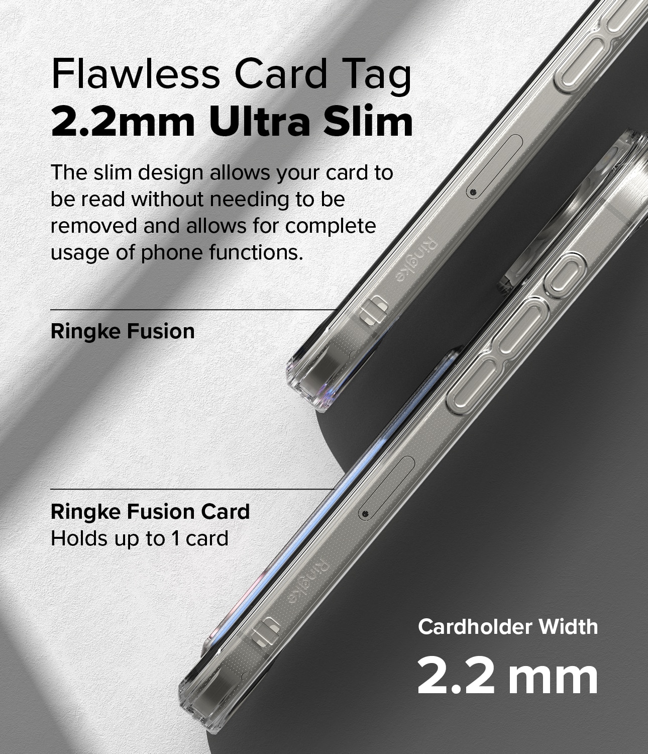 Fusion Card Case iPhone 16 Pro Max Clear