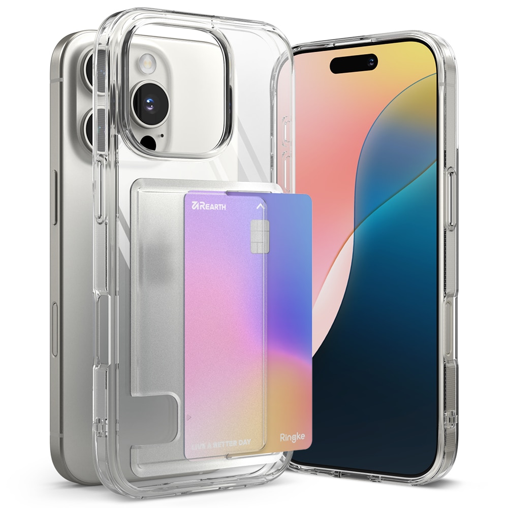 Fusion Card Case iPhone 16 Pro Max Clear