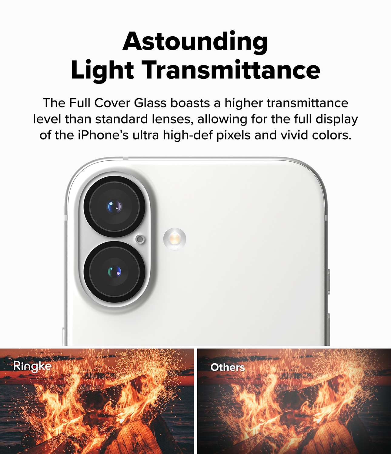 Camera Protector Glass iPhone 16 Plus (2-pack)