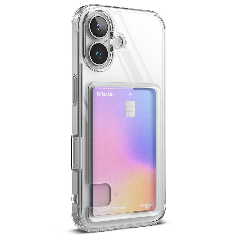 Fusion Card Case iPhone 16 Plus Clear