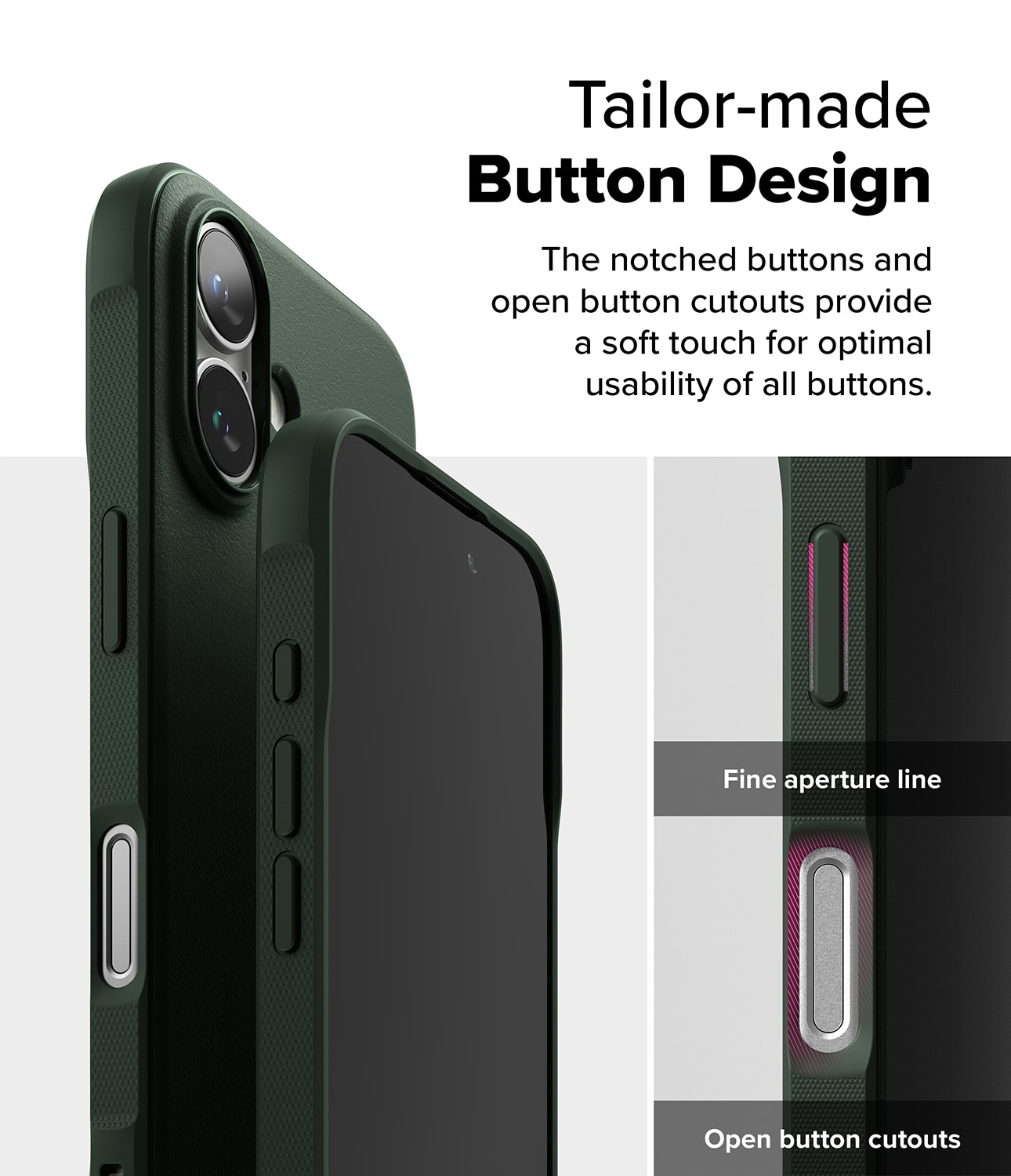 Onyx Case iPhone 16 Dark Green