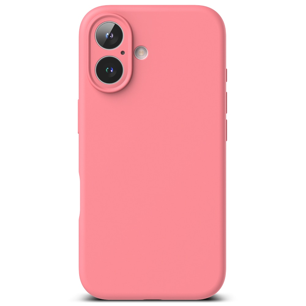 Silicone Magnetic Case iPhone 16 Pink