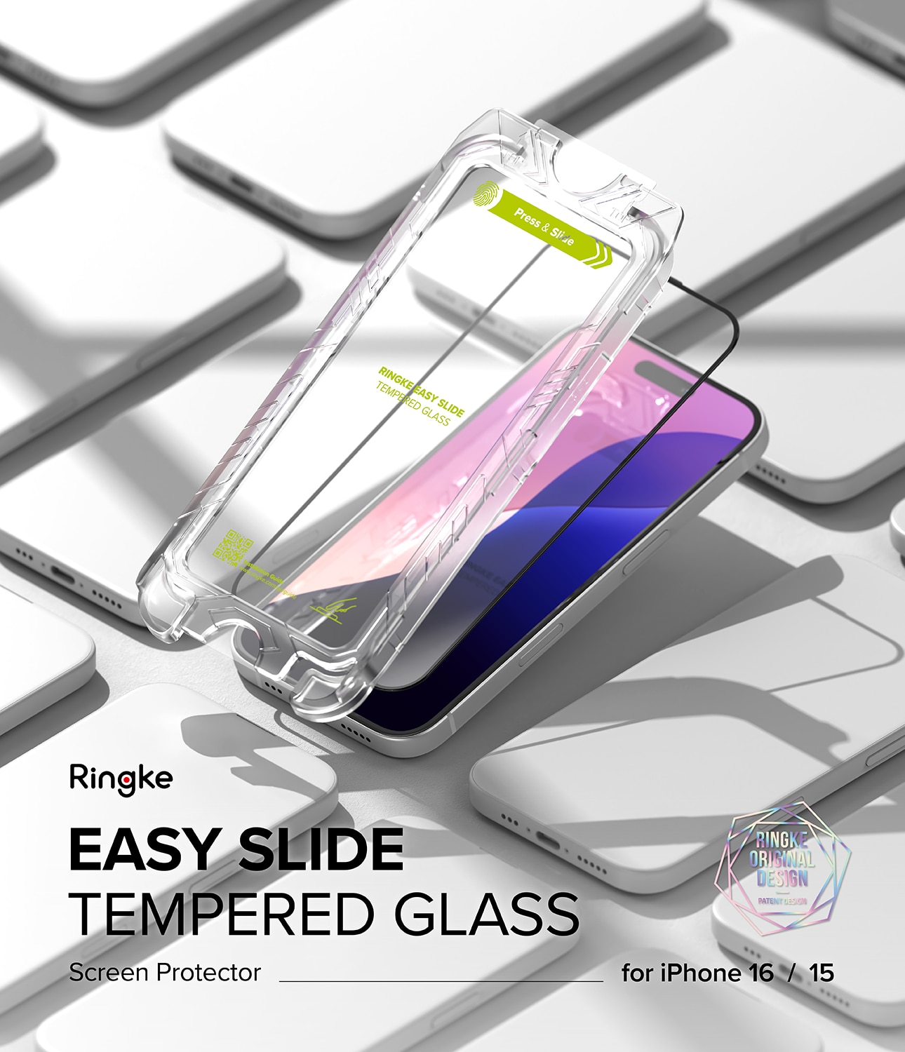 Easy Slide Glass (2-pack) iPhone 16