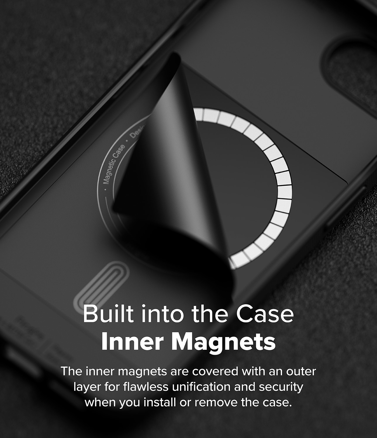 Onyx Magnetic Case iPhone SE 4 Black