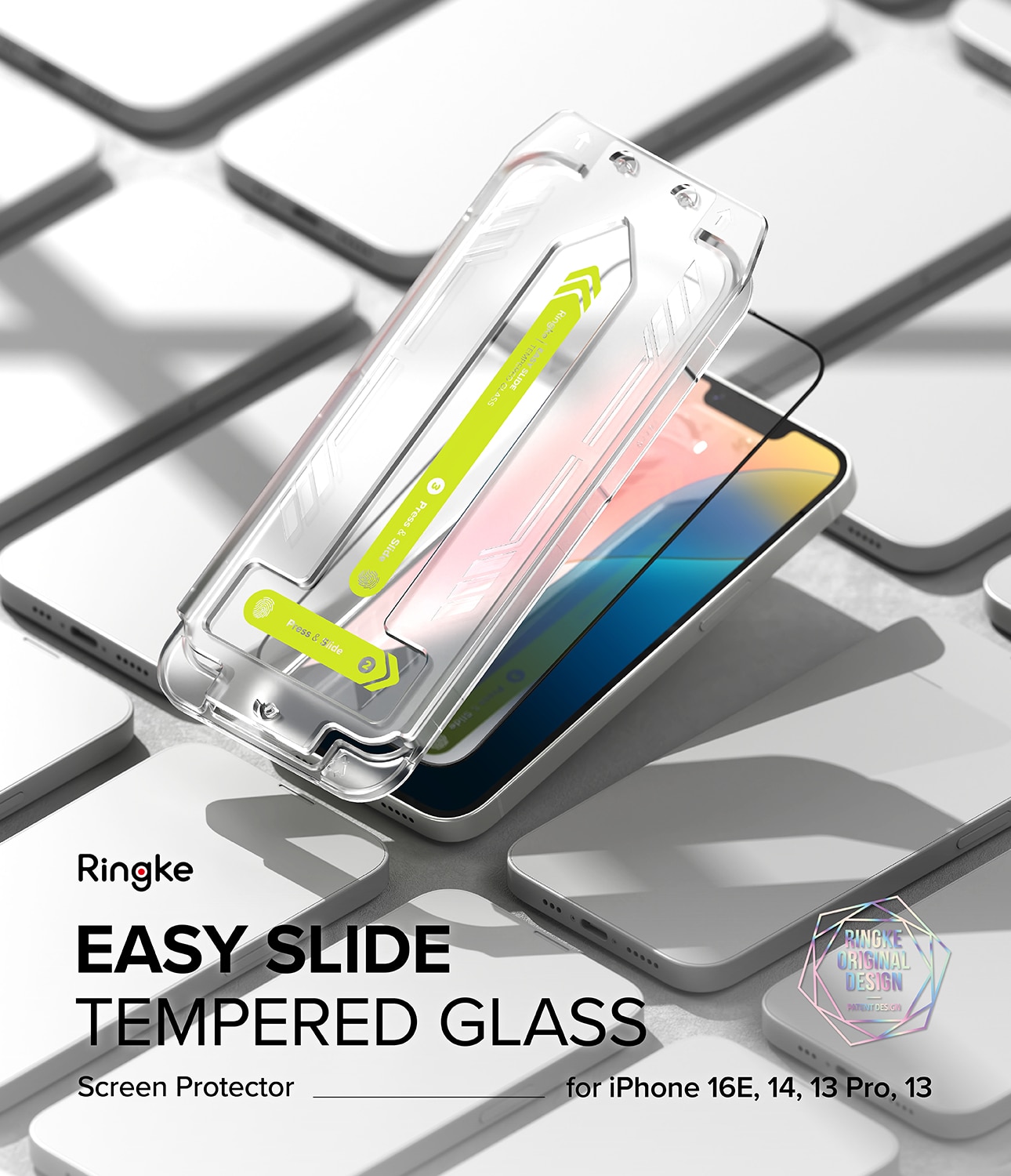 Easy Slide Glass (2-pack) iPhone 16e