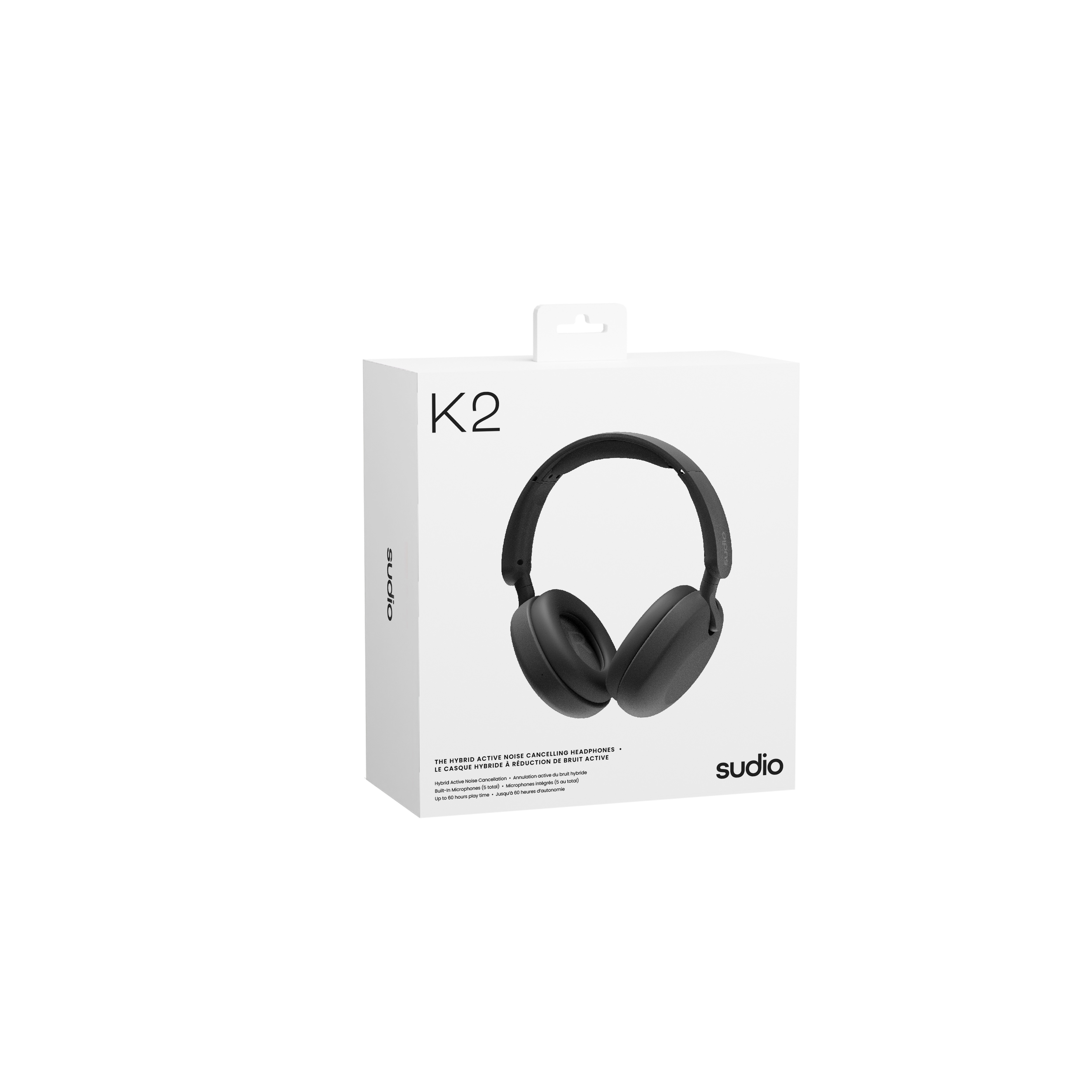 K2 Langattomat Over-ear Kuulokkeet Musta