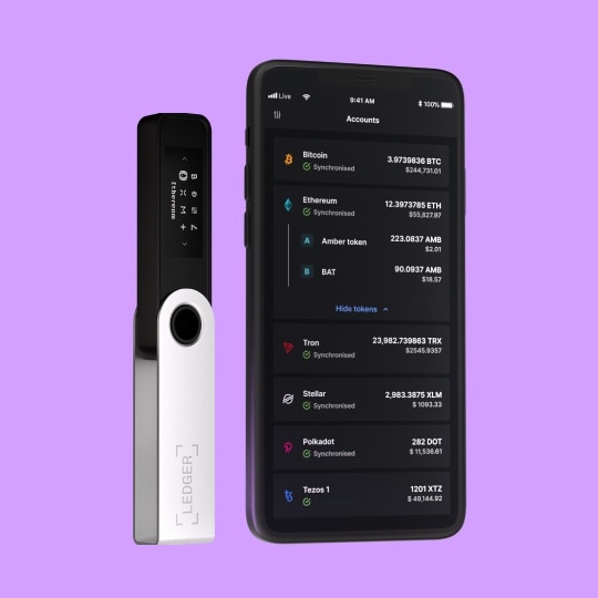 Nano S Plus Crypto Hardware Wallet musta