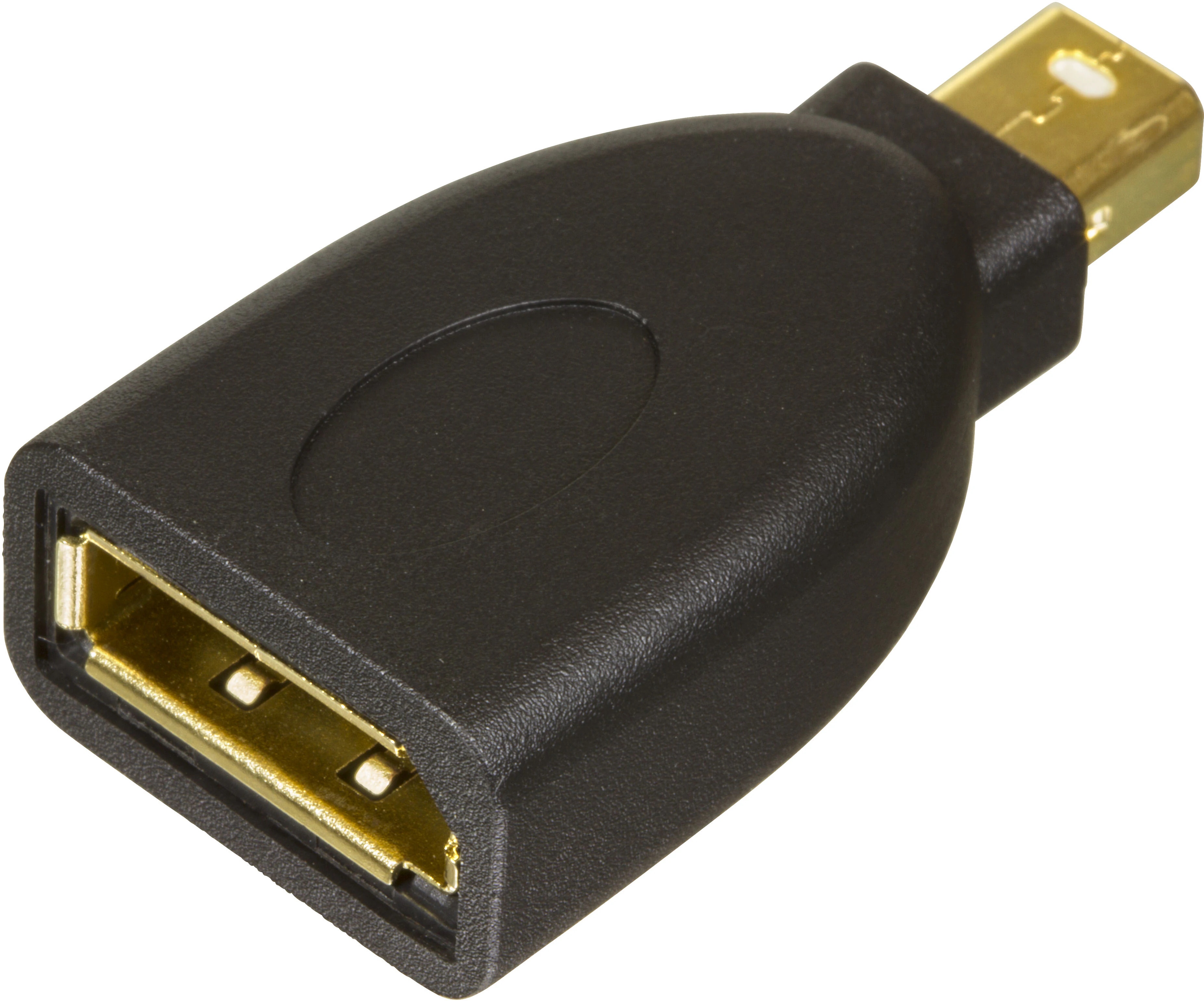 DisplayPort-Mini DisplayPort-adapteri musta