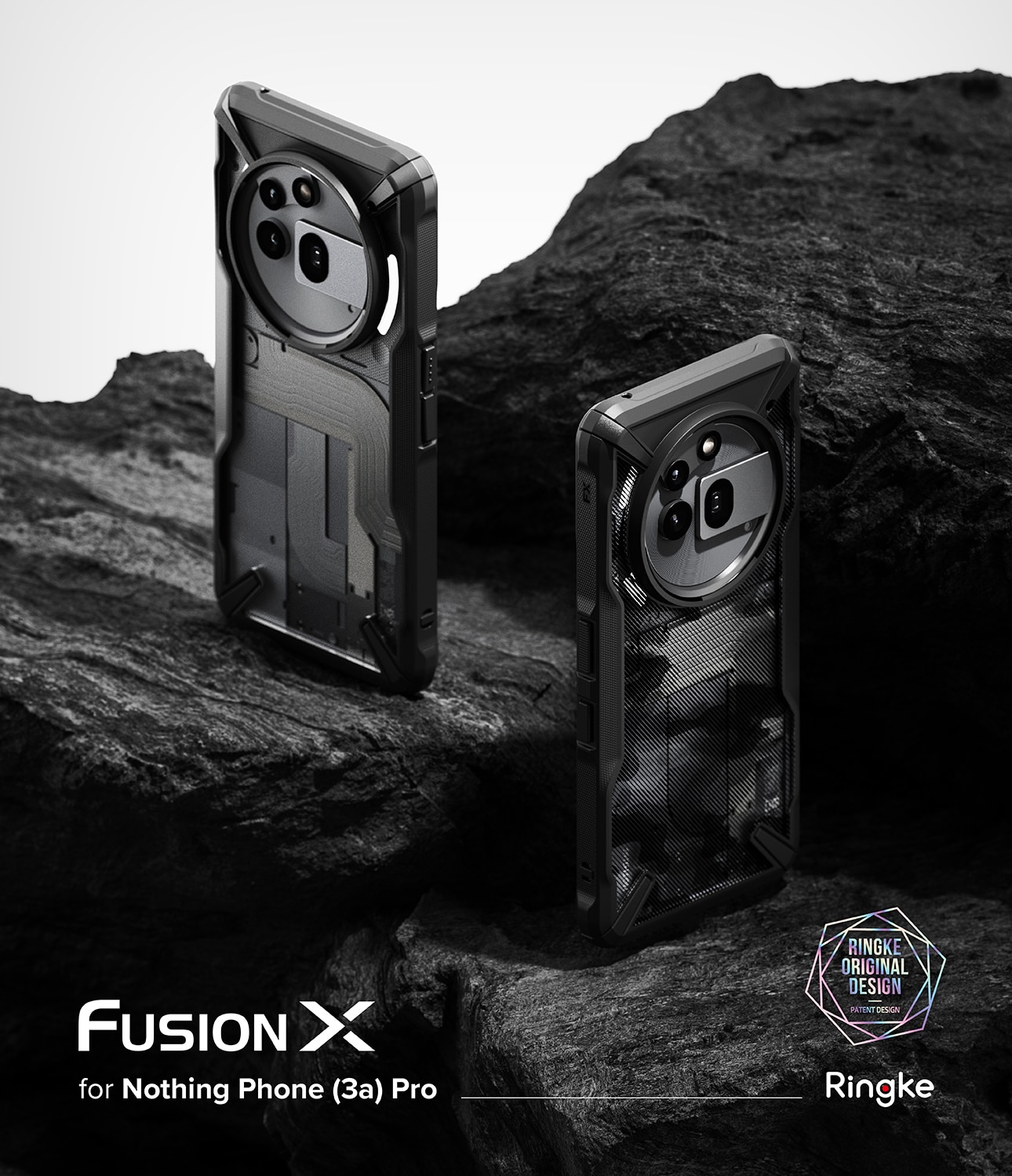 Fusion X Case Nothing Phone 3a Pro Musta